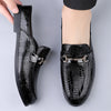 Men's plus size casual leather shoes Four Seasons new outdoor anti slip comfort walking shoes business Half support leather shoe