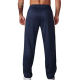 American-style best-selling thin, sporty, casual, simple, trendy, loose, wide-leg jogging long pants for men