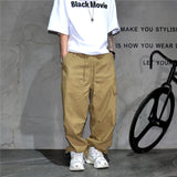 Mens American Tactical Cargo Pants Premium Camo Baggy Loose Fit Vintage Streetwear Korean Style Trendy Workwear Khaki Pants Male