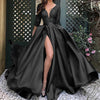 Women'S Elegant Evening Dresses Women'S Fashionable Long Dresses Trailing Evening Dresses Solid Color Floor-Length Dresses