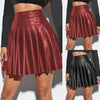 Women Skirts High Waist High-quality PU Sexy Versatile A-Line Attractive Comfortable Faux Leather Comfy Fashion