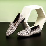 Classic Style Fashion Retro Women's New Flat Shoes Letters Printing Simple Hundred with Fine Workmanship Women's Casual Shoes