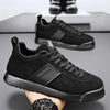 2025 New Shoes for Men Leather Casual Shoe Fashion Lace-up Leisure Striped Flat Shoes for Man Spring Autumn Cool Loafers