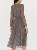 Women Dress 2025 Fashion Spring Summer Latest Unique Leisure Vacation Storm Point Long Sleeved Long Skirt Dress Women's Clothing