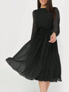 Women Dress 2025 Fashion Spring Summer Latest Unique Leisure Vacation Storm Point Long Sleeved Long Skirt Dress Women's Clothing