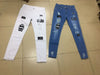 Punk Plus Size Pants Men Skinny Ripped Hole Patchwork Jeans Slim Pencil Denim Hip Pop Trousers Autumn Winter Streetwear Men's