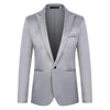 Mens Suit Fashion Simple Slim Fit One Button Solid Tuxedo Blazers Jacket Business Suits Wedding Party Homecoming Suits For Men