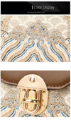 High end handbag for women in spring and summer fashion, hand-held buckle for women, small square bag, stylish and versatile sin