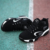 Plus Size Men's Trendy Colour Block Sneakers, Comfy Non Slip Lace Up Casual Durable Shoes For Men's Outdoor Activities