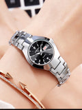 ORUSS Relogio Feminino Couple Watch Men Quartz watch for Lovers Luxury Womens wristwatch Week Display Stainless Steel Waterproof