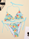 Women's Swimwear 2022 Push Up Bikini Two Pieces Swimsuits Halter Bandage Bathing Suits Sexy Thong Bikini Sets Summer Beach Wear