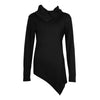 Plus Size 5XL Men's Hoodies Unbalance Hem Pocket Long Sleeve Sweatshirt For Men Clothing Autumn Turtleneck Sweatshirt Top Hoodie