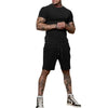 Men's T-shirt and shorts set, short-sleeved T-shirt and shorts set, two-piece set, beach sportswear