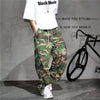 Mens American Tactical Cargo Pants Premium Camo Baggy Loose Fit Vintage Streetwear Korean Style Trendy Workwear Khaki Pants Male