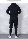 Casual Suit Men's Autumn New Style Loose Plus Size Trend Sweaters and Trousers Sports Casual Three-piece Set