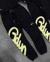High Street Fashion Clothing American Retro Harajuku Letter Fashion Loose Men Suit Street Hip Hop Casual Oversized Sweatshirt