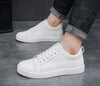 Men's Red Soled Casual Shoes Four Seasons Minimalist Board Shoe Mens Spring and Autumn Genuine Leather Sports Shoes Sneakers