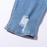 Punk Plus Size Pants Men Skinny Ripped Hole Patchwork Jeans Slim Pencil Denim Hip Pop Trousers Autumn Winter Streetwear Men's