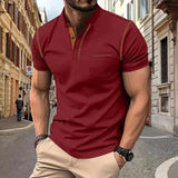 New Summer Men's Short - sleeved Polo Shirts: Casual, Sporty and Quick - drying Men's Tops