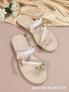 2023 New Butterfly Toe Sandals, Beach Sandals, Occidental Slippers, Chinese Feminis  Wedding Shoes Bride  Womens Shoes