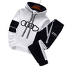 Mens Tracksuit 2 Piece Autumn Print Hooded Sweatshirt Suit High Quality Long Sleeve Set Jogging Simplicity Casual Warm Clothing