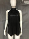 Plus Size Sexy Bright Silk Off Shoulder T Shirt Women Oversize Sleeveless Bottoming Shirt Ladies Tee Shirt Tops Camisetas Mujer
