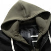 Plus Size Hooded Men 8XL Autumn Winter Mens Fake Two Pieces Loose Jackets Coats Outwear Man Fashion Casual Clothing Top