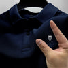 2025 summer new men's polo collar shirt casual comfortable fashionable versatile high quality short-sleeved printed T-shirt tops