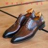 Mens Leather Shoes High Quality Men's Shoes Pointed Oxford Wedding Leather Men Dress Shoes 2024 Gentleman Office Man Shoe