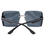 Women's Sun Glasses Vintage Square Sunglasses Woman Classic Retro Gradient Mirror Frameless Sun Glasses Female Fashion