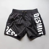 Mens Swim Trunks Gym Training Sport Shorts Summer Beach Wear Quick Dry Breathable Jogging Lightweight Casual Shorts Male 2025