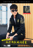 Plus Size 5XL 6XL Men's Tracksuit Autumn Clothes Sportswear Two Piece Set Men Jacket Sweatpants Male Sweatsuit Sports Suits Sets
