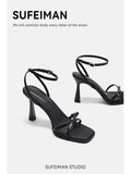 Women High Heels Rome Sandals Sexy Summer Shoes Open Toe Slippers 2025 Trend Party Dress New Slingback Sandalias Pumps Mujer