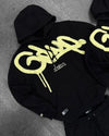 High Street Fashion Clothing American Retro Harajuku Letter Fashion Loose Men Suit Street Hip Hop Casual Oversized Sweatshirt