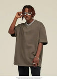 Summer Plus-size New Fashion Print Pure Cotton T-shirt Unisex Loose and Comfortable Suitable for Sports and Couples