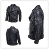 PLUS Size Leather Coats Male Luxury Brand Winter Mens Fashion Motorcycle PU Leather Jacket Cool Zipper Pockets Leather Jacket