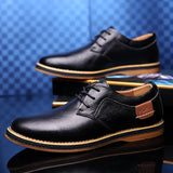 Mens Shoes Hand Sewn Cowhide Leather Shoes Men's Casual Loafers Plus Size 38-48