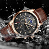 Men's Watches LIGE Top Brand Luxury Men WristWatch For Men Leather Quartz Watch Sports Waterproof Male Clock Relogio Masculino