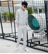 Plus Size 5XL 6XL Men's Tracksuit Autumn Clothes Sportswear Two Piece Set Men Jacket Sweatpants Male Sweatsuit Sports Suits Sets