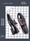 Mens Dress Shoes 2025 New Casual Leather Shoes Men Business Dress Leather Shoes Trend Versatile  Loafers  Pointed Toe Slip-On