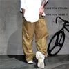 Mens American Tactical Cargo Pants Premium Camo Baggy Loose Fit Vintage Streetwear Korean Style Trendy Workwear Khaki Pants Male