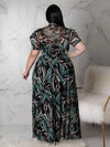 Blouses for Women Fashion 2025 Summer Lady Elegant Chiffon Blouse Plus Size Dress Tops 4xl 5xl Wholesale Bulk Dropshipping