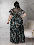 Blouses for Women Fashion 2025 Summer Lady Elegant Chiffon Blouse Plus Size Dress Tops 4xl 5xl Wholesale Bulk Dropshipping