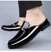 Men's plus size casual leather shoes Four Seasons new outdoor anti slip comfort walking shoes business Half support leather shoe