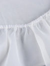 Women Summer White Pant Sets Backless Long Chiffon Blouse Wide Leg Trousers Elegant Ladies Party Vacation Beach 2 Piece Outfits