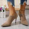 Shoes Women Heels Heel with Pointed Head Stilito Heel Dress Elegant High Quality Fashion Sexy Offer Comfortable