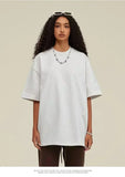 Summer Plus-size New Fashion Print Pure Cotton T-shirt Unisex Loose and Comfortable Suitable for Sports and Couples