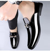 Men's plus size casual leather shoes Four Seasons new outdoor anti slip comfort walking shoes business Half support leather shoe