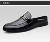 Men's plus size casual leather shoes Four Seasons new outdoor anti slip comfort walking shoes business Half support leather shoe