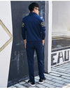 Plus Size 5XL 6XL Men's Tracksuit Autumn Clothes Sportswear Two Piece Set Men Jacket Sweatpants Male Sweatsuit Sports Suits Sets
